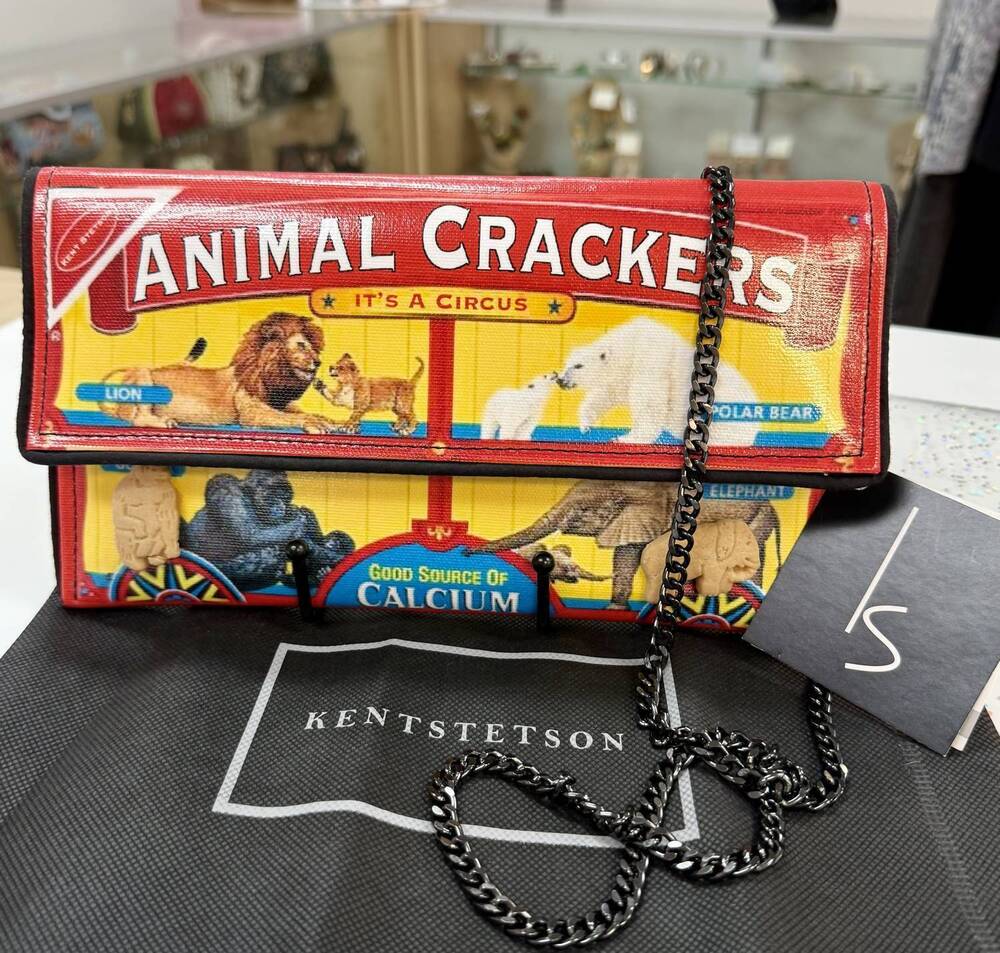NEW KENT STETSON mini crossbody bag in animal crackers